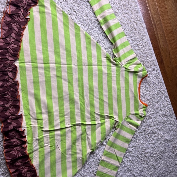 Kids 8 Ricrac & Ruffles Embroidered “K” Fall Set NEW - Picture 13 of 14